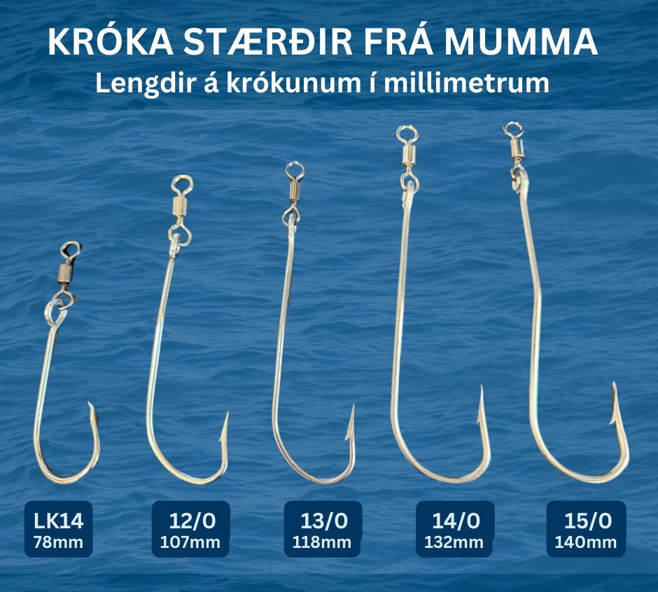 Krókastærðirnar
