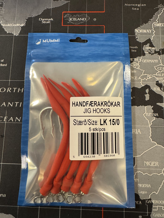 LK 15/0 STANDARD stuttir krókar (5 stk)